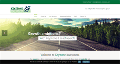 Desktop Screenshot of keystone-investments.com