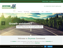 Tablet Screenshot of keystone-investments.com